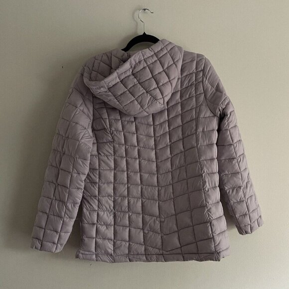 Reebok Women SZ L Light Purple Hooded Zip Pockets Puffer Winter Jacket Coat - Picture 11 of 11